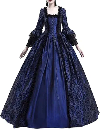OIOLOYJM Renaissance Costume Women Medieval Sexy Plus Size Witch Vampire Gothic Halloween Costumes Woman 2025 Clothes Dresses