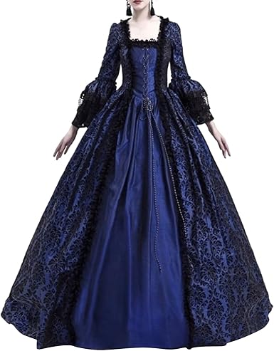 OIOLOYJM Renaissance Costume Women Medieval Sexy Plus Size Witch Vampire Gothic Halloween Costumes Woman 2025 Clothes Dresses