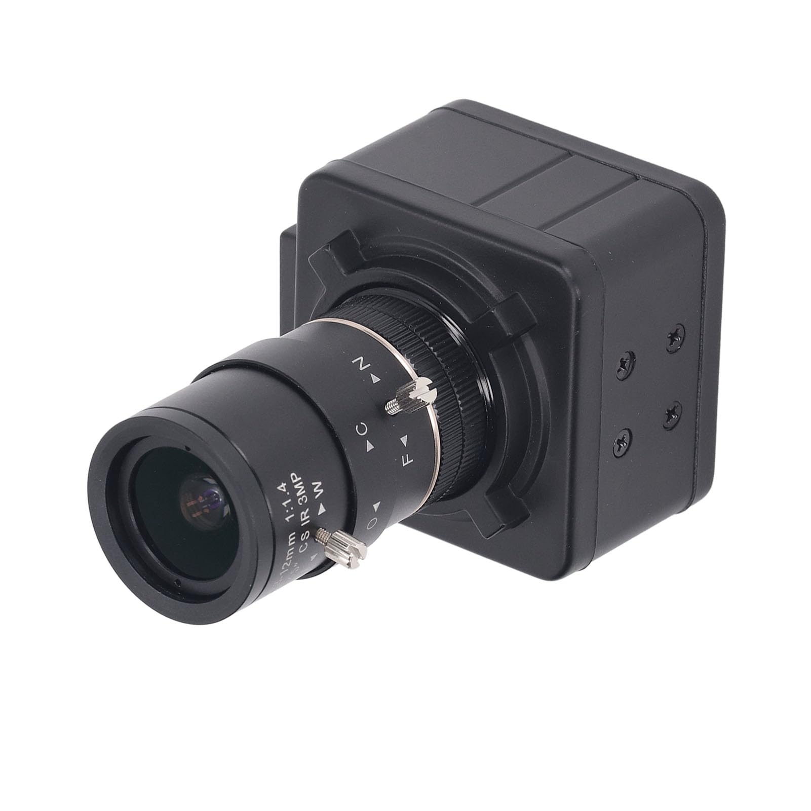 Yctze 5-megapikselowa HD USB przemysłowa cyfrowa kamera z mocowaniem C rozdzielczości 2592 x 1944, ręczny obiektyw zoomu, 480 Mb/s, Plug & Play, UVC. Nadaje się do Windows, XP, WIN7, do wzoru Re