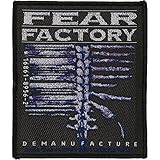 FEAR FACTORY - Patch Aufnäher Demanufacture 8x10cm