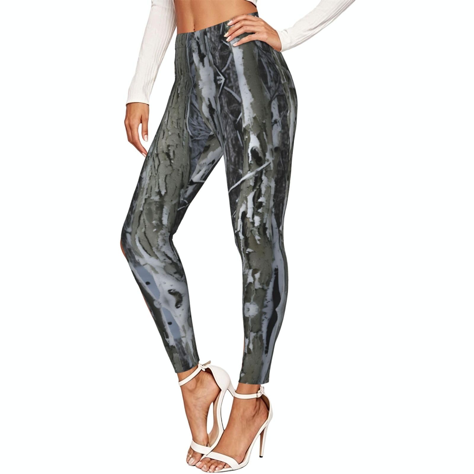 Mallas de camuflaje mujer leggings compresión suave Cold Tree 7