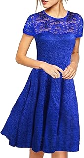 فستان نسائى من الدانتيل ببطانة