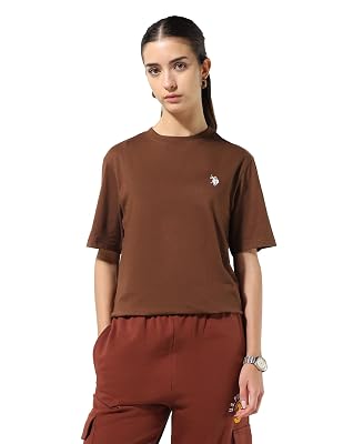 Basic OPP Crew Neck Tshirt Brown
