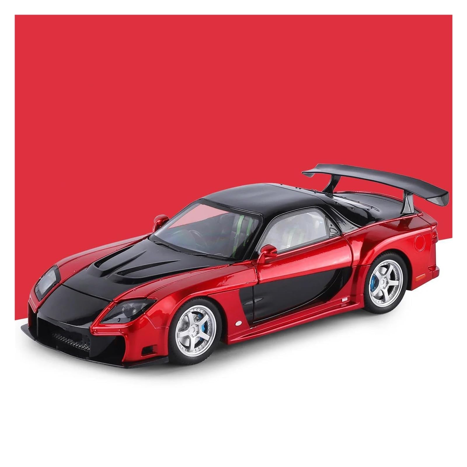 Btwodian Scale Model Car For Mazda RX7 RX-7 Diecast Model Car
