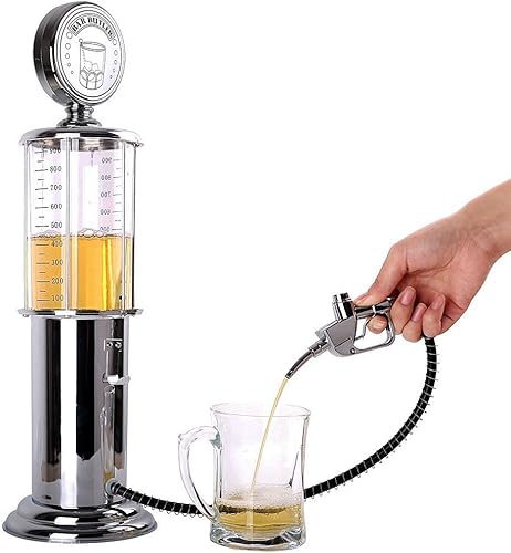 Miniatura 5 de Decantador de whisky Bourbon con bomba de gas, dispensador de licor para vodka, ron, vino, tequila o whisky escocés es de acero inoxidable
