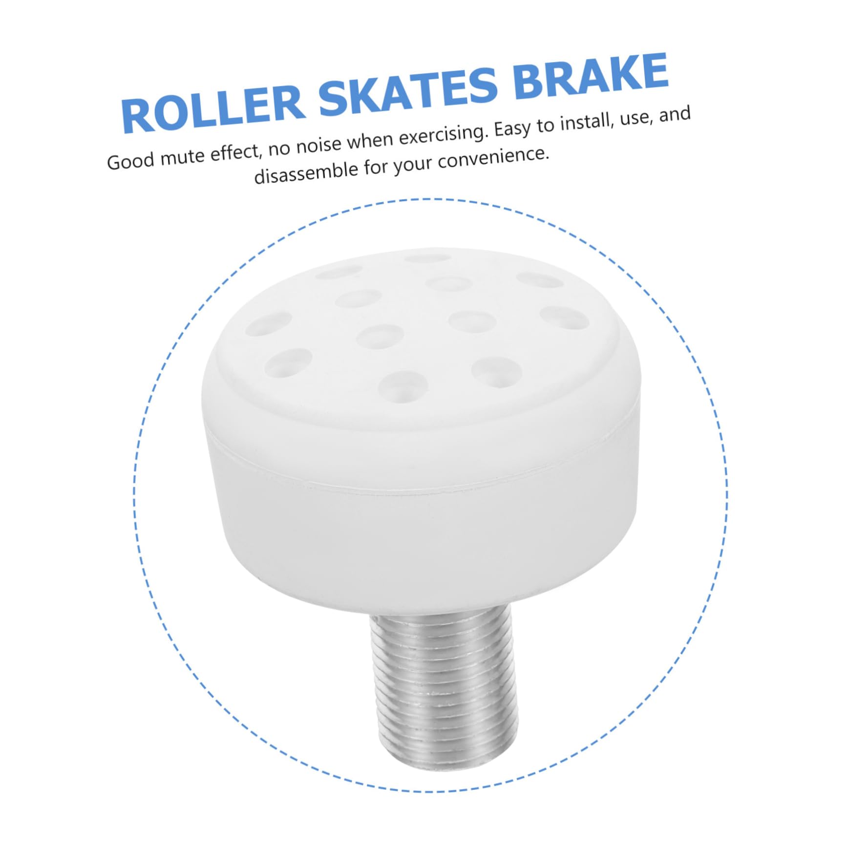 UPKOCH 2Pcs Portable Skate Plugs Roller Skate Stoppers for Enhanced Stability and Safety Durable Brake Accessories for Replacement Roller Skates