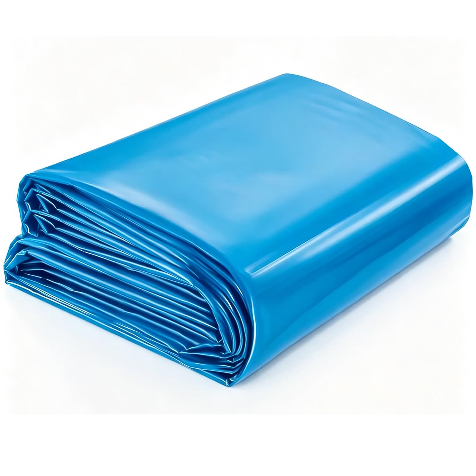 Marxan One Color Preformed Pond Liner 0.12Mm Flexible & Impermeable Tarp For Koi Fish Ponds, Outdoor Water Features Durable Pond Membrane - 4X6m, 7X8m, 8X10m, 10X12m