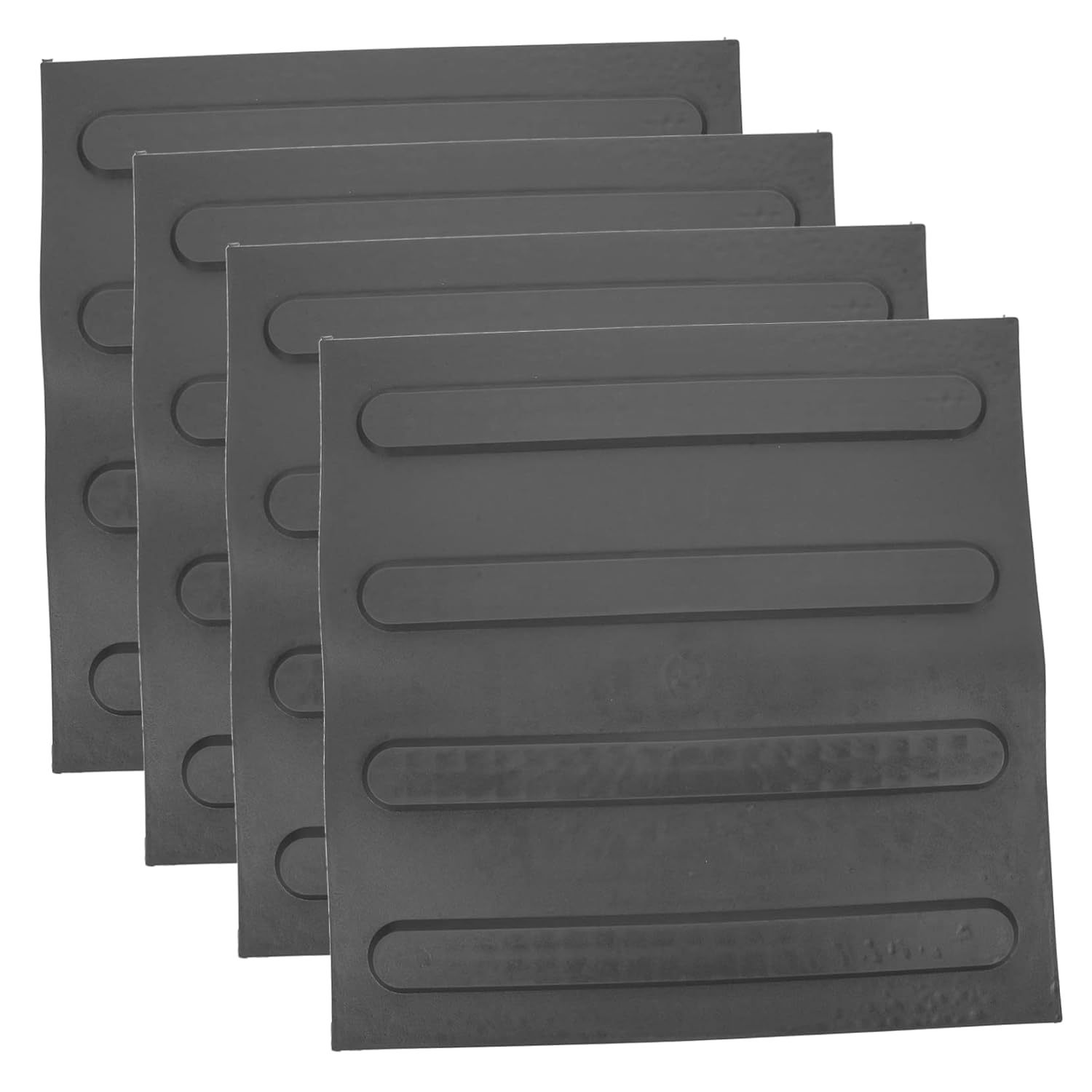 Cabilock 4sheets Paving Blind Bricks Walkway Pad Interlocking Patio Tile Stickers Grey