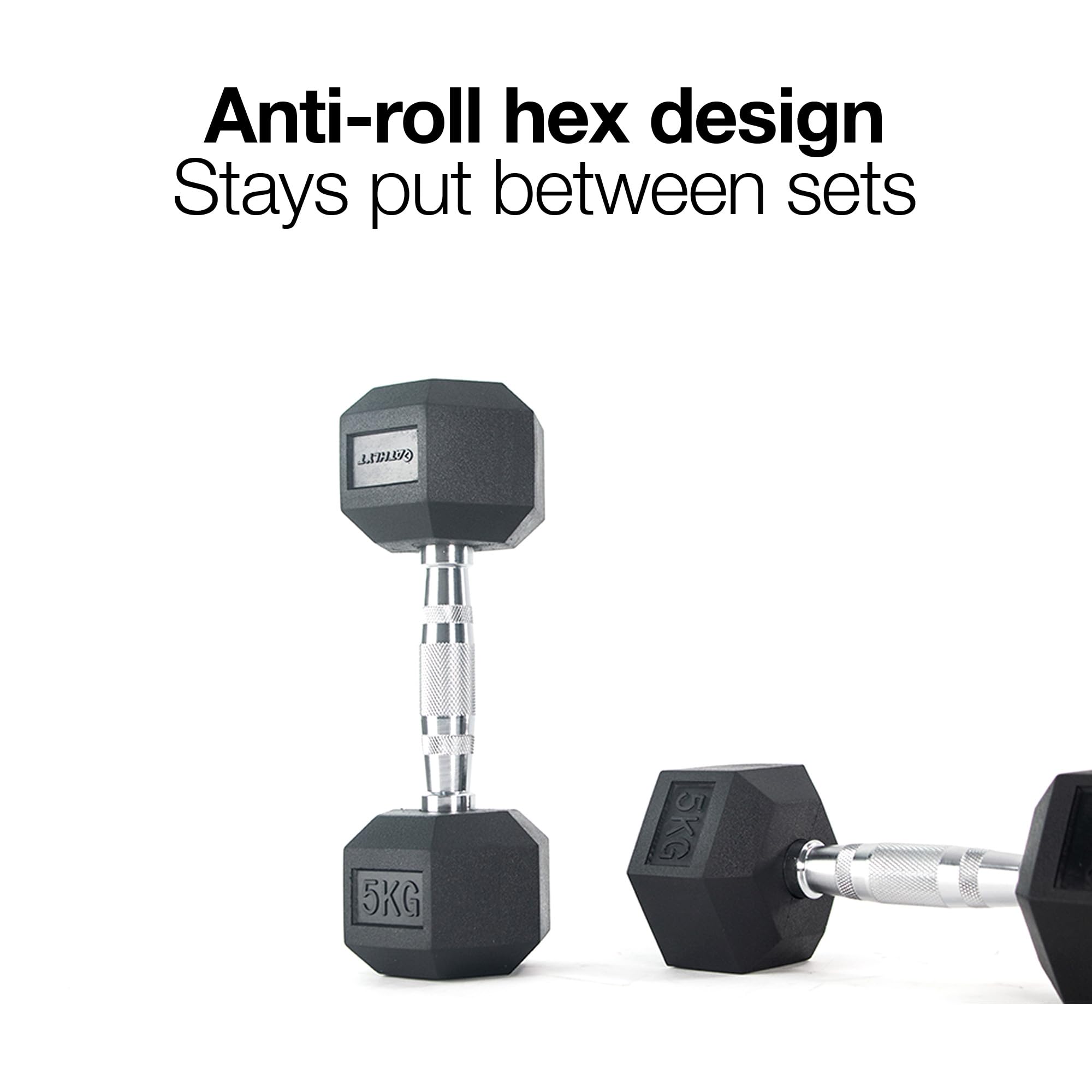 Athlyt ATH-HEX20 Hantle Sześciokątne, 20 kg Pojedyncze