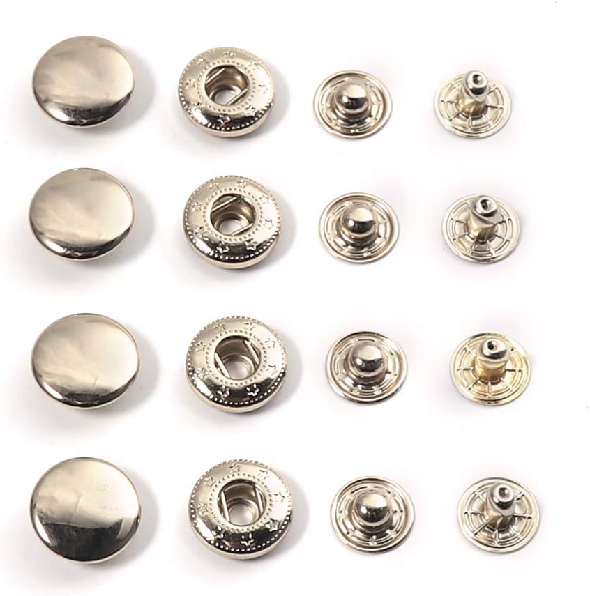 Sewing Closures & Connectors 6mm Brass SSpring Press Studs Popper Snap