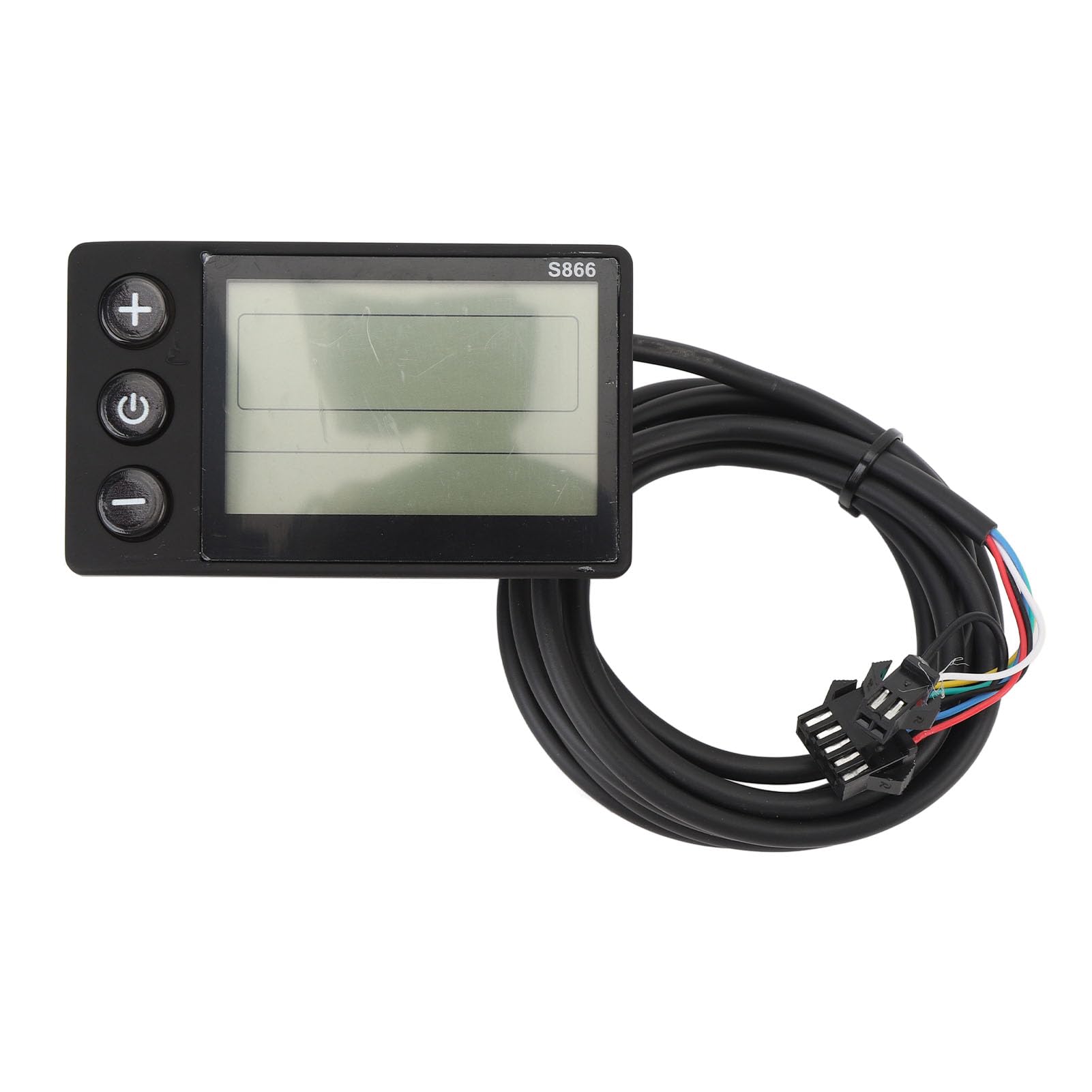 Electric Cycle LCD Display Control Panel with SM 6 Pin Connector S866 LCD for 22.2mm Handlebars
