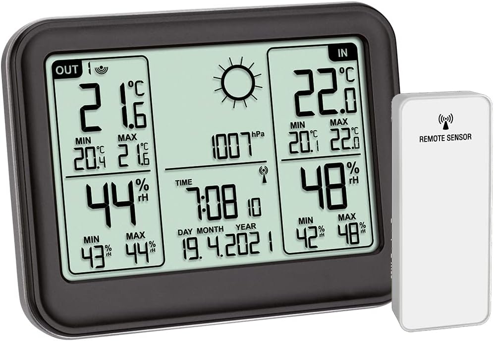 TFA Dostmann MEMO Wireless Weather Station Cat.No. 35.1141.01 Clear