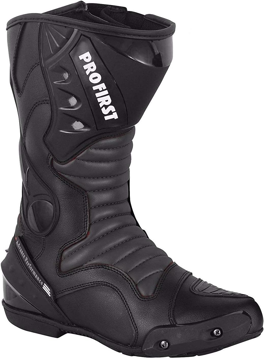 PROFIRST Genuine Leather Motorcycle Boots Waterproof Motorbike Shoes Armoured Boot Protection Anti Slip Racing CE Approved