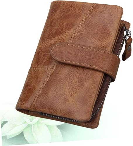 Miniatura 5 de CHILDWEET Billeteras para hombres y hombres, billetera con tarjetero, billetera de tres pliegues, cartera delgada, monedero, tarjetero para hombre,