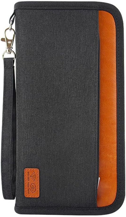 Travel Passport Holder, Family RFID Blocking Waterproof Document