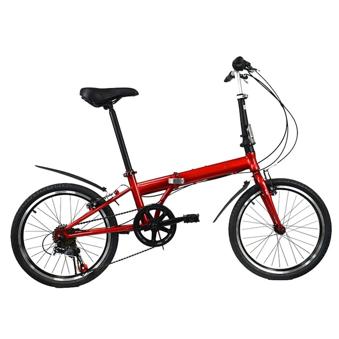 自転車本体 New Folding Bicycle 20-inch Folding Bike 20 Inch Portable Foldable Bicycle Front and Rear V