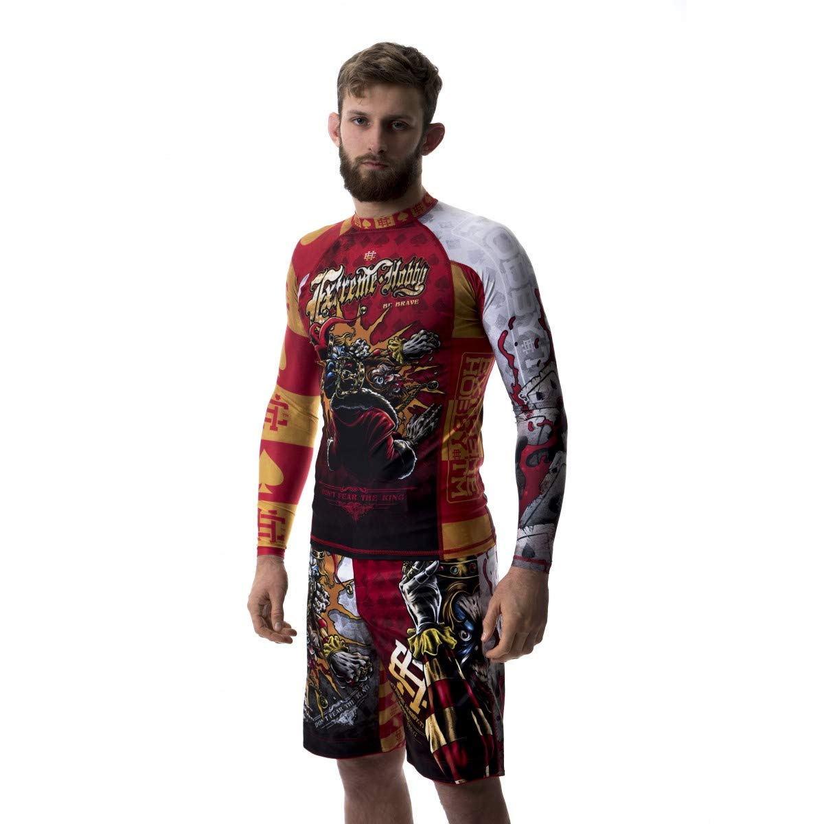 Langarm-Rashguard, Langen Ärmeln, Sport Tshirts Herren, Kampfsport, Funktionsshirt, Fitnessshirt Männer, Kompressionsshirt Rash Guard