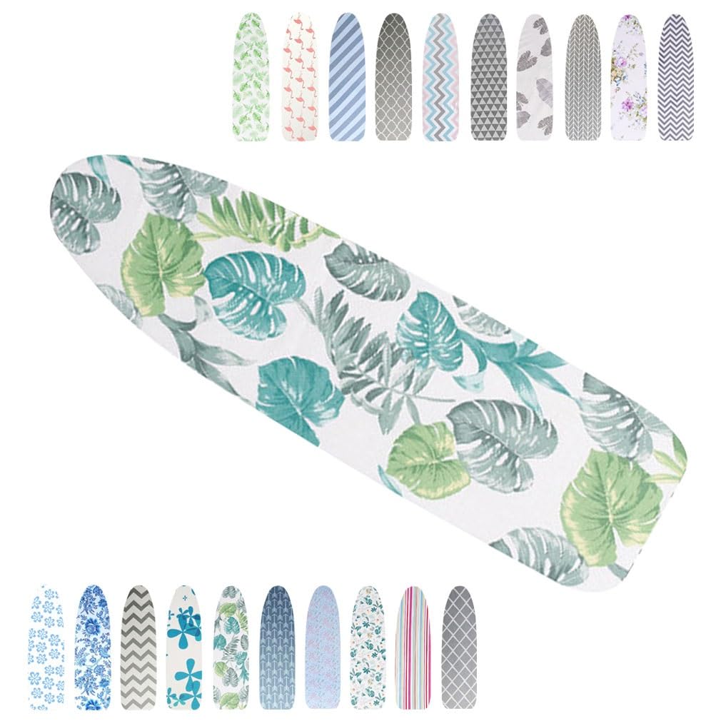 Cubre Tabla de Planchar, Funda y Almohadilla for Tabla de Planchar con Borde elástico de 120 x 42 cm (47 x 16,5 Pulgadas)(E)