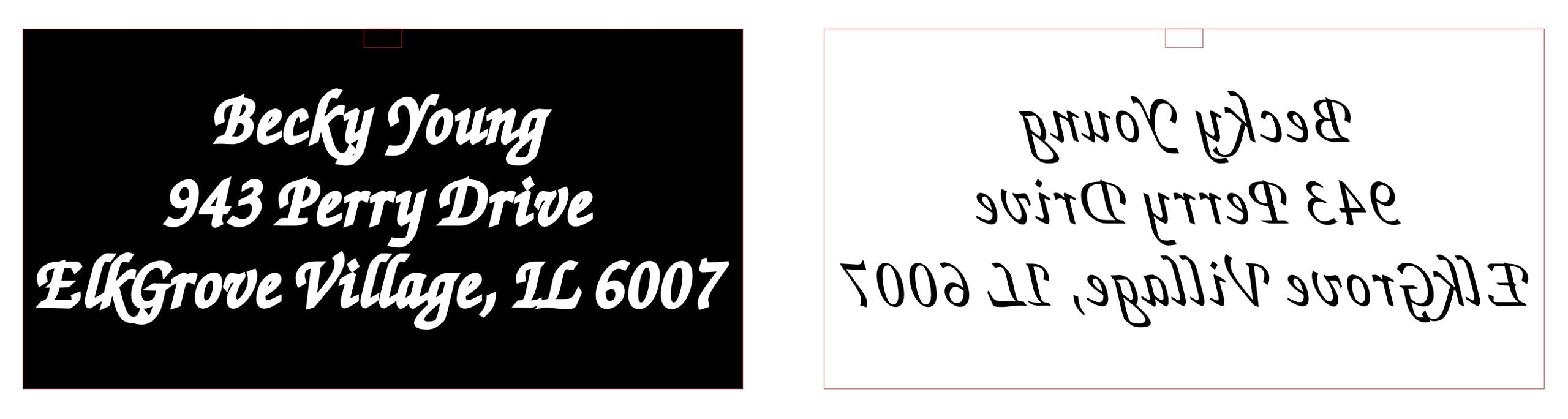 Custom Address Embosser - Personalize with Name and Address - Hand-Held Embossing Stamp - Best for Invitations