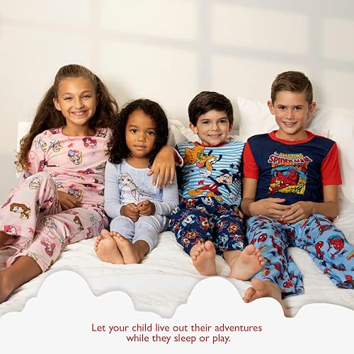 Miniatura 2 de Marvel Conjunto de pijama de 2 piezas de ajuste holgado para niños, pijama de superhéroe, suave y lindo para niños