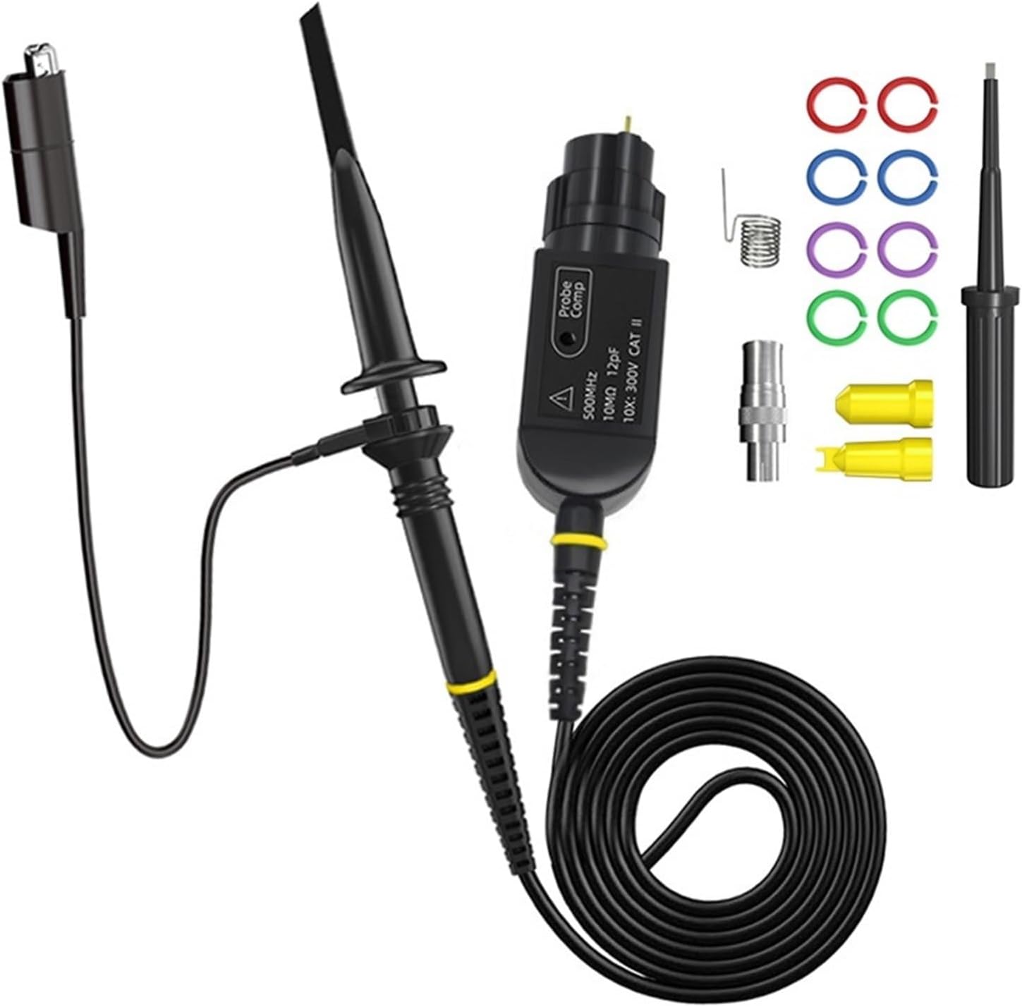 P6500 DC-500MHz Oscilloscope Probe BNC Plug Protective Cap Test Probe for Oscilloscope