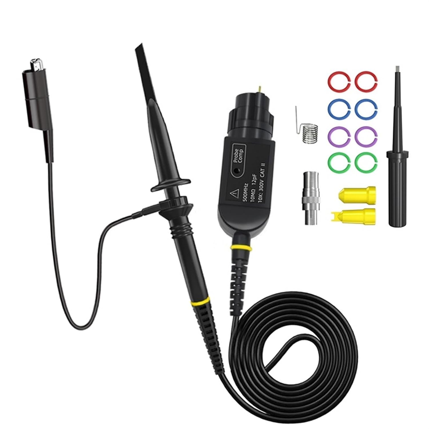 P6500 DC-500MHz Oscilloscope Probe BNC Plug Protective Cap Test Probe for Oscilloscope