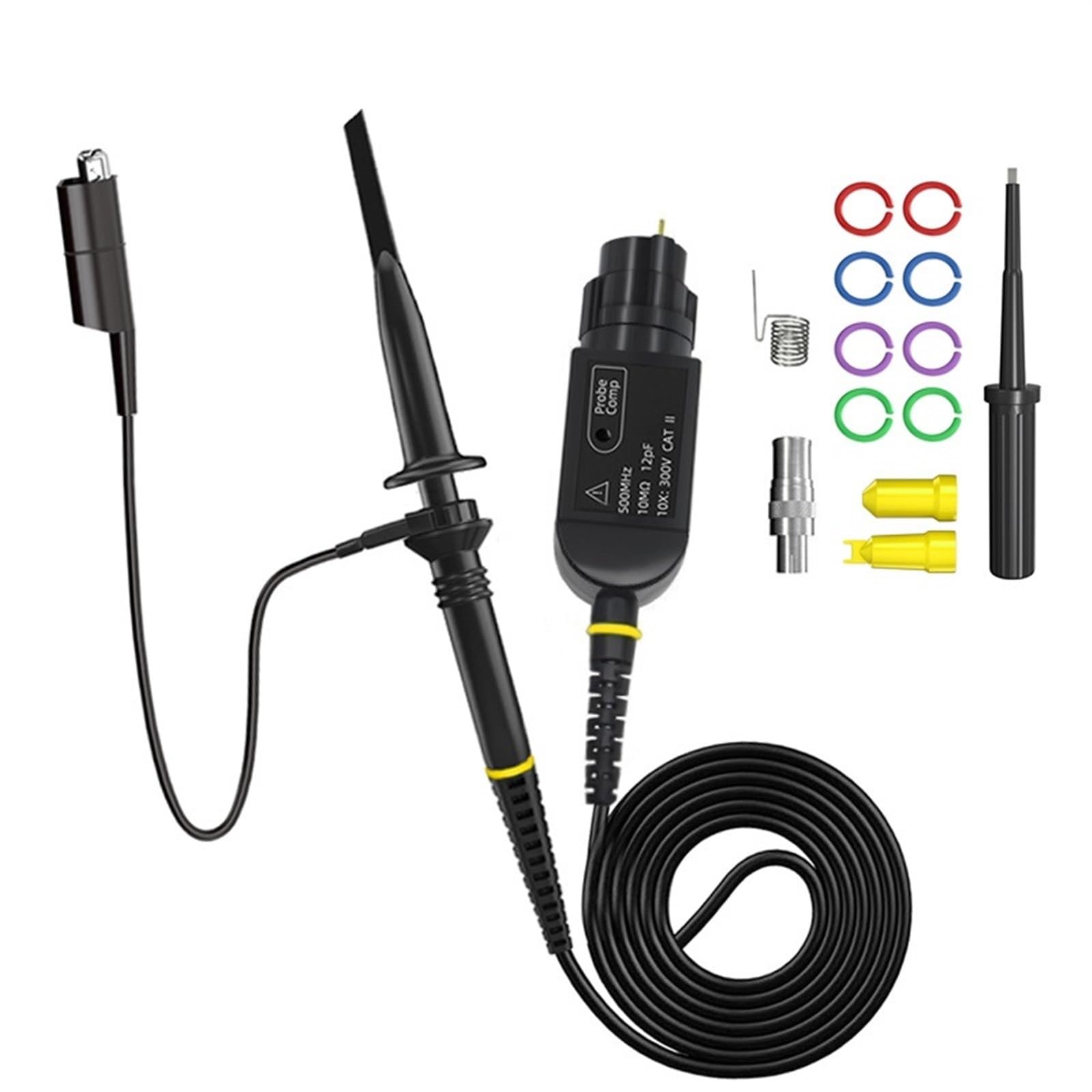 P6500 DC-500MHz Oszilloskop-Sonde BNC-Stecker Schutzkappe Prüfsonde für Oszilloskop