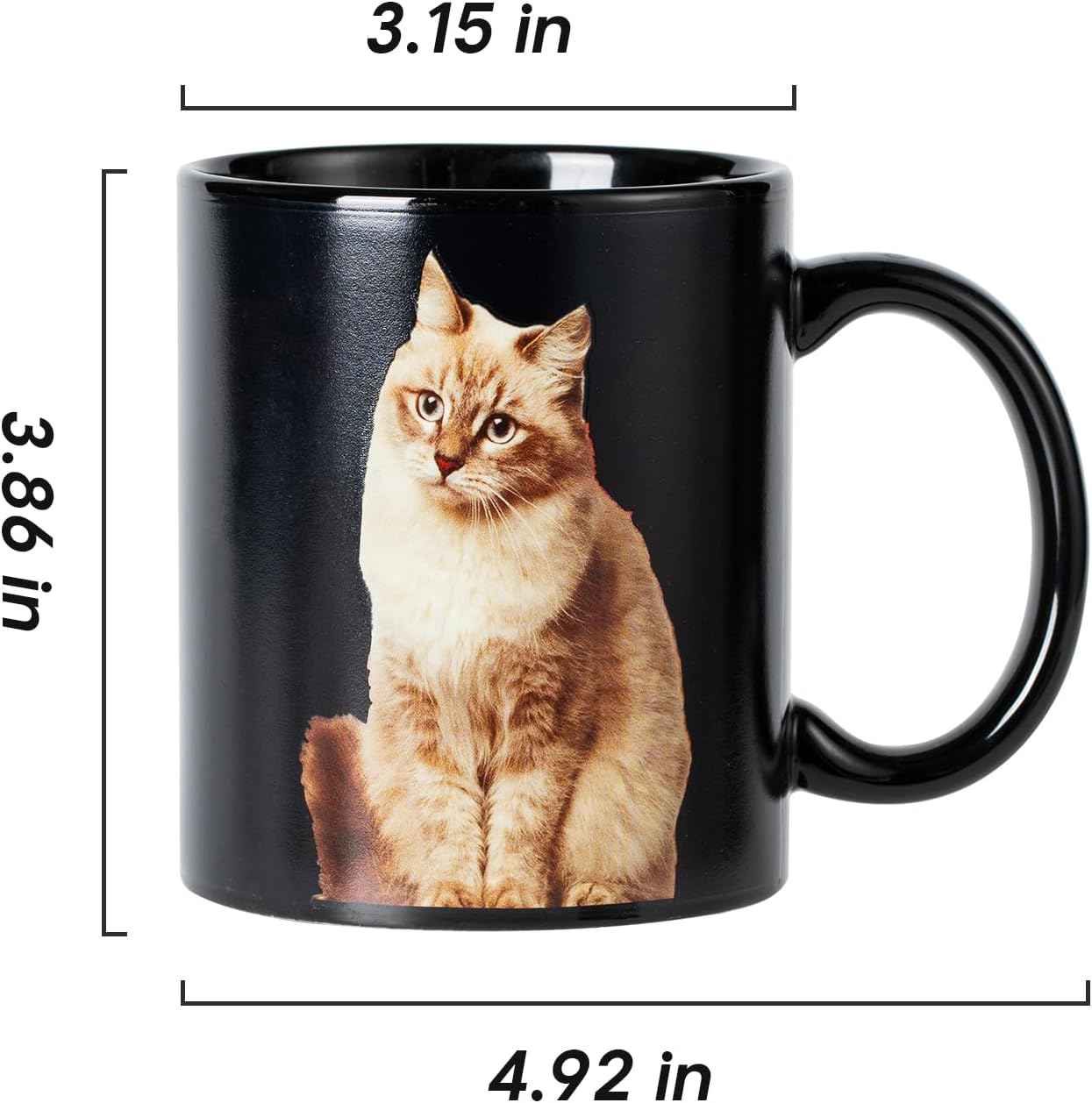 Heat-Change One Cat Leads to Another Coffee Mug 11 oz - Cats Appear with Hot Liquid - Image 4