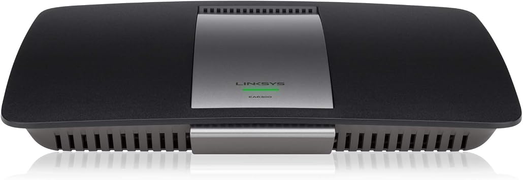 Linksys AC1200 Wi-Fi Wireless Dual-Band+ Router with Gigabit & USB Ports, Smart Wi-Fi App Enabled to Control Your Network from Anywhere EA6300