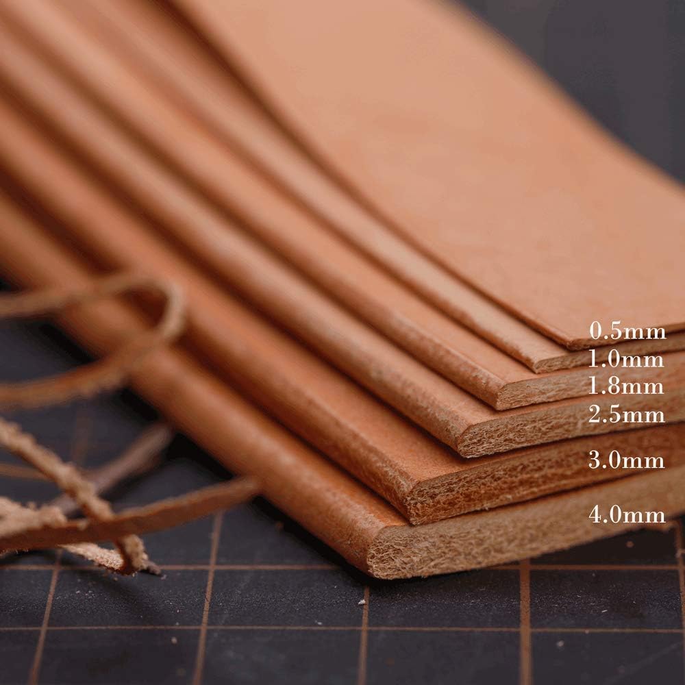 WUTA Leather Edge Beveler PRO 1.0mm Skiving Craft Work Tools Cutter Edger Creaser Skiver Supplies Professional Design Bevelers Leathercraft Kit DC53 Die Steel Ebony Handle (1.0mm)