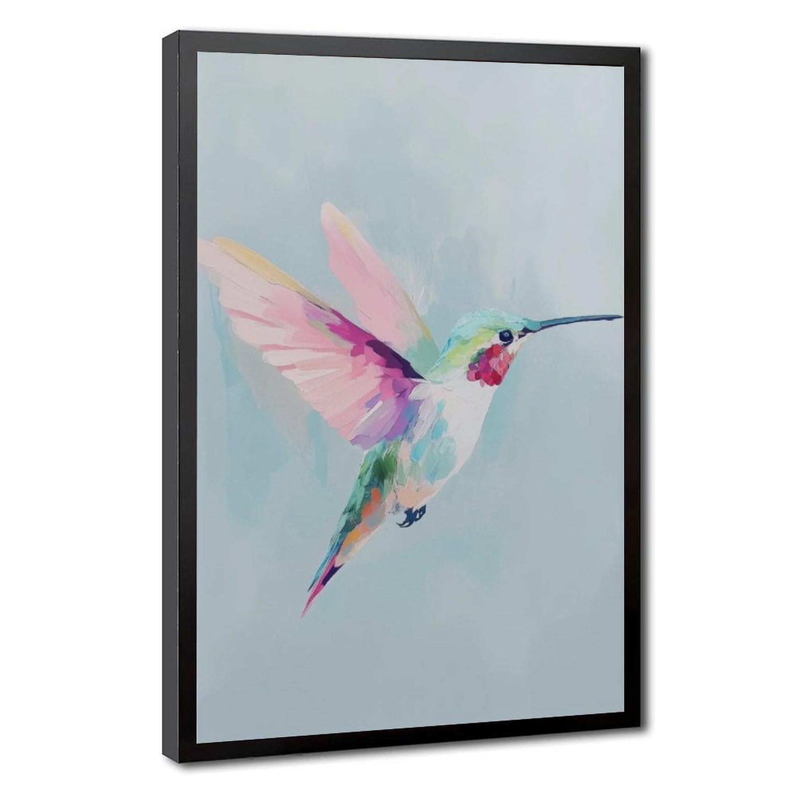 Bareronor Hummingbird Poster Canvas Poster Bedroom Decor Landscape Office Room Decor Gift 20" L X 30" W