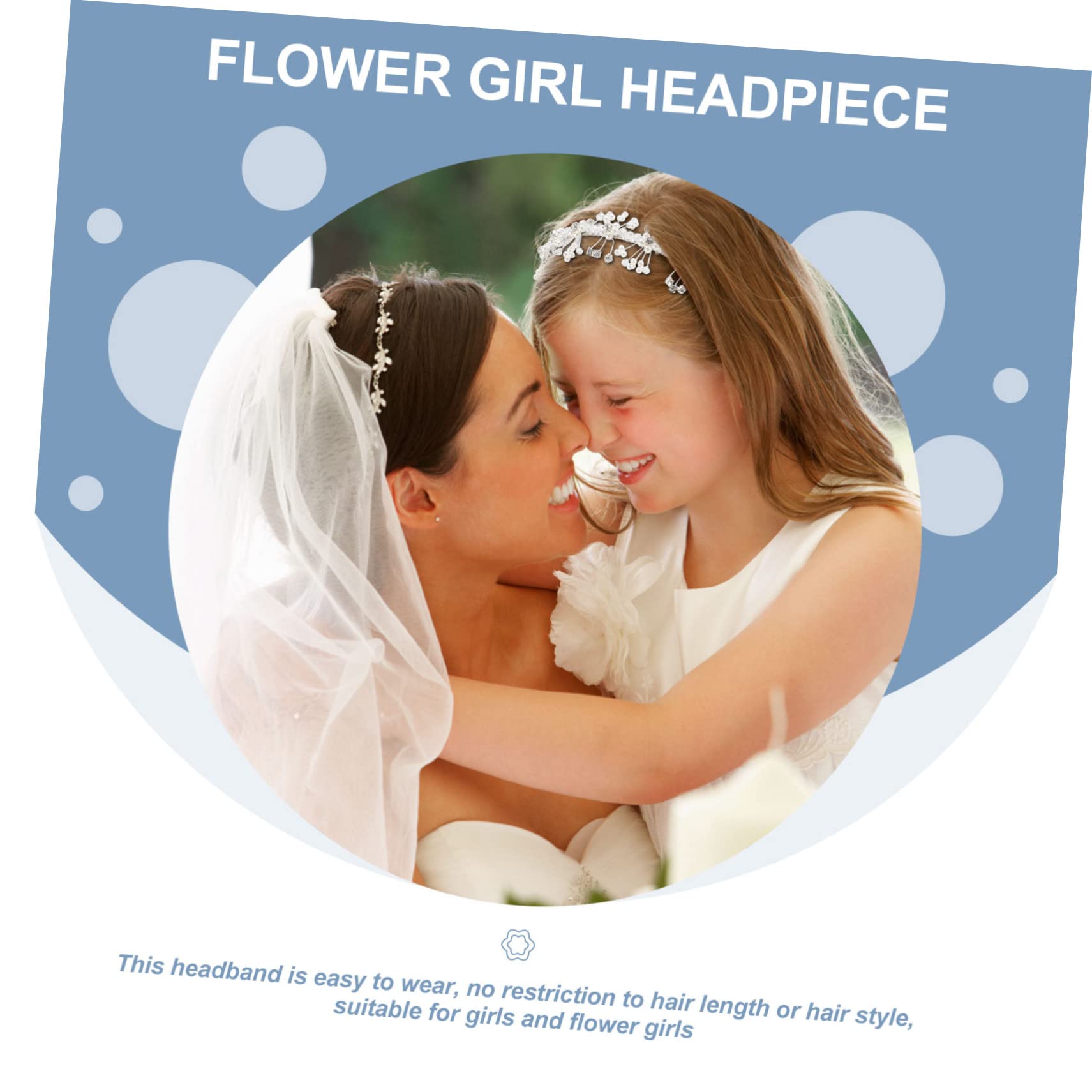 ifundom 5 Stücke Baby Mädchen Stirnband Hochzeit Kopfschmuck Und Kristall Stirnband Für Mädchen Für Party Urlaub