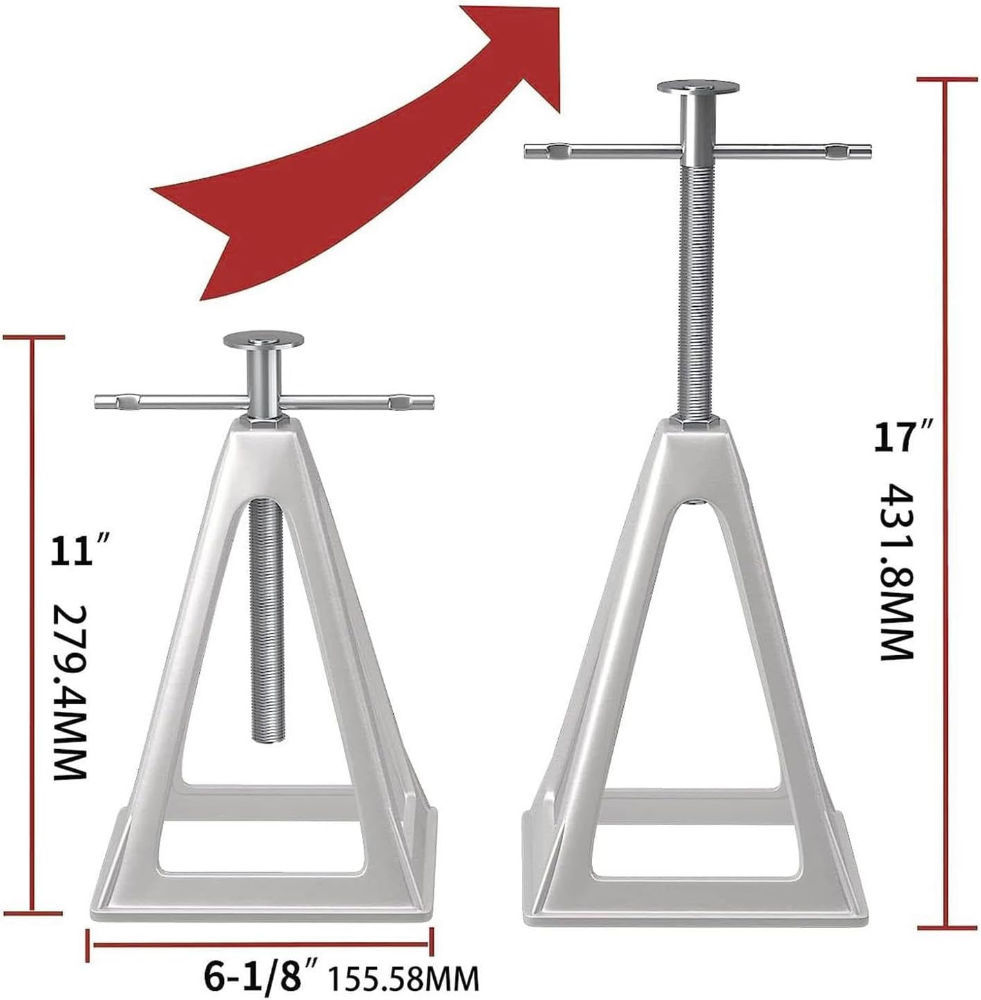 RVスタビライザージャッキ サポートツール 汎用RVジャッキ アルミスタビライザージャッキ