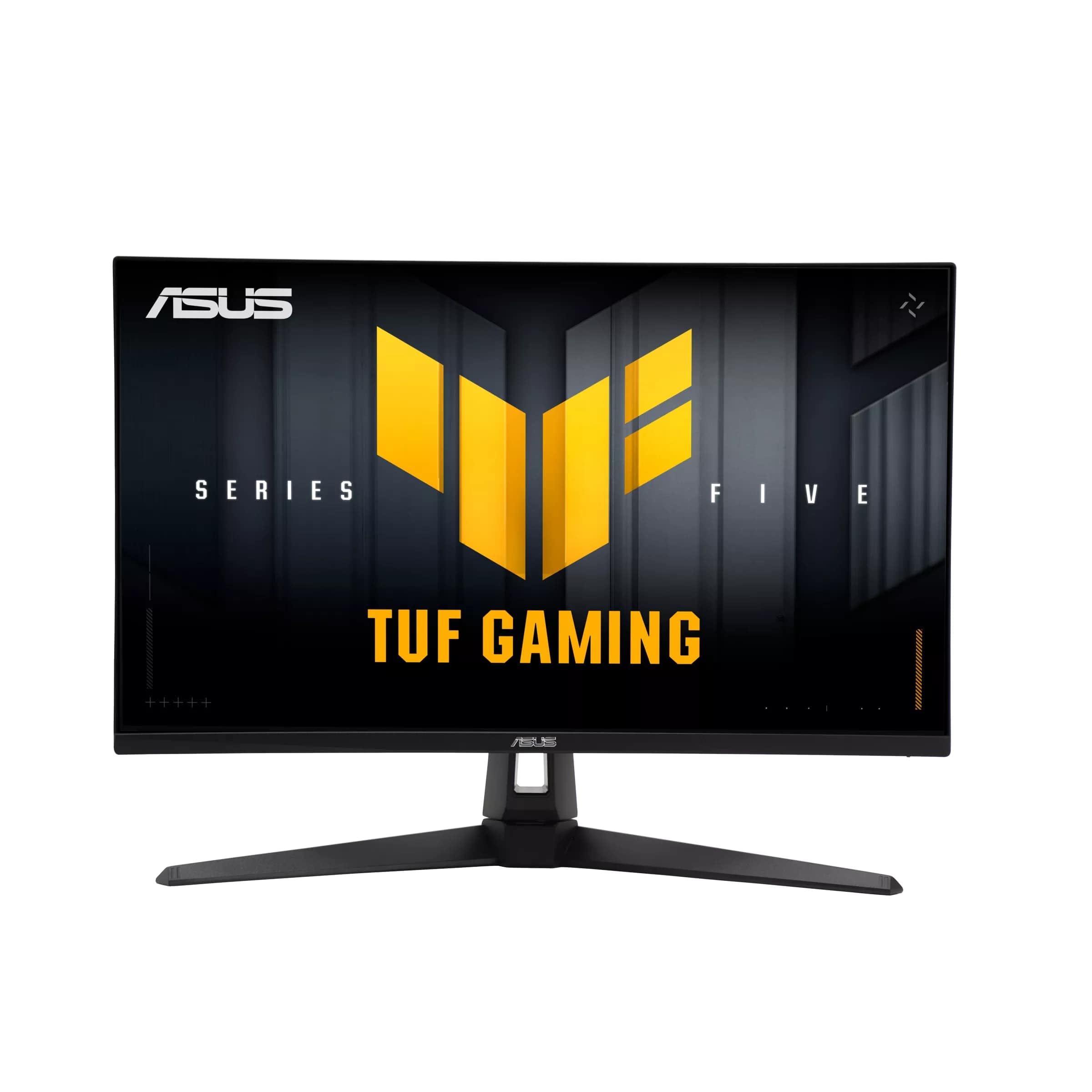 ASUS TUF GAMING VG27AQE5A, Monitor Gaming Serie 5 da 27" QHD, Nero | Fast IPS (2560x1440), 165Hz(OC), 0.3ms (GTG), ELMB, Altoparlanti, 125% sRGB, DisplayWidget Center, Gaming AI