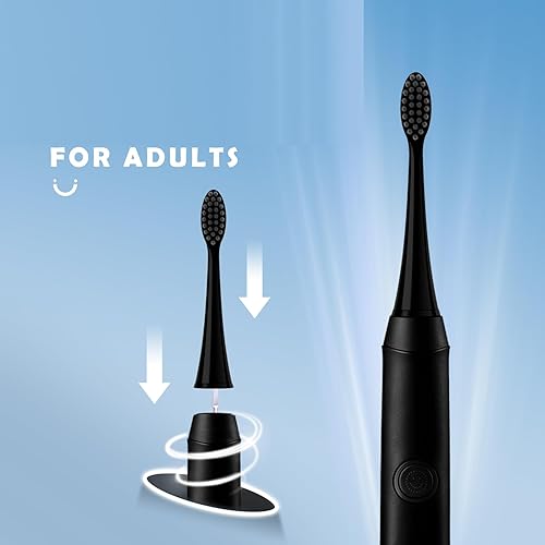 Miniatura 2 de Compatible con cabezales de repuesto para cepillo de dientes eléctrico para adultos Burst con tapas de cubierta antipolvo, ajuste perfecto con