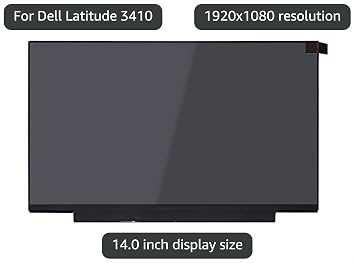 Replacement for Dell Latitude 14 3410 P129G P129G001 P129G002 (Non-Touch Version) 14.0 inches 1920x1080 FullHD LCD LED Display Screen Panel