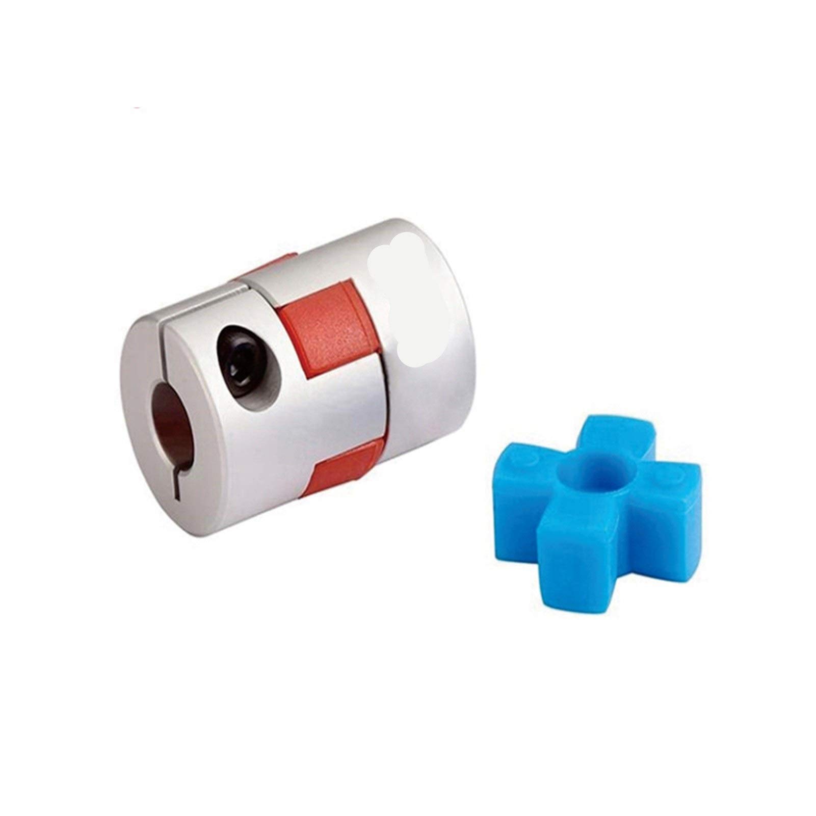 SUOFEILAIMU-PHONE CASE Metal Coupling for Steppermotor D30 L35 Plum Jaw Shaped Clamp Shaft Coupler for Servomotor (Inner Diameter : Hole Size 8x8)