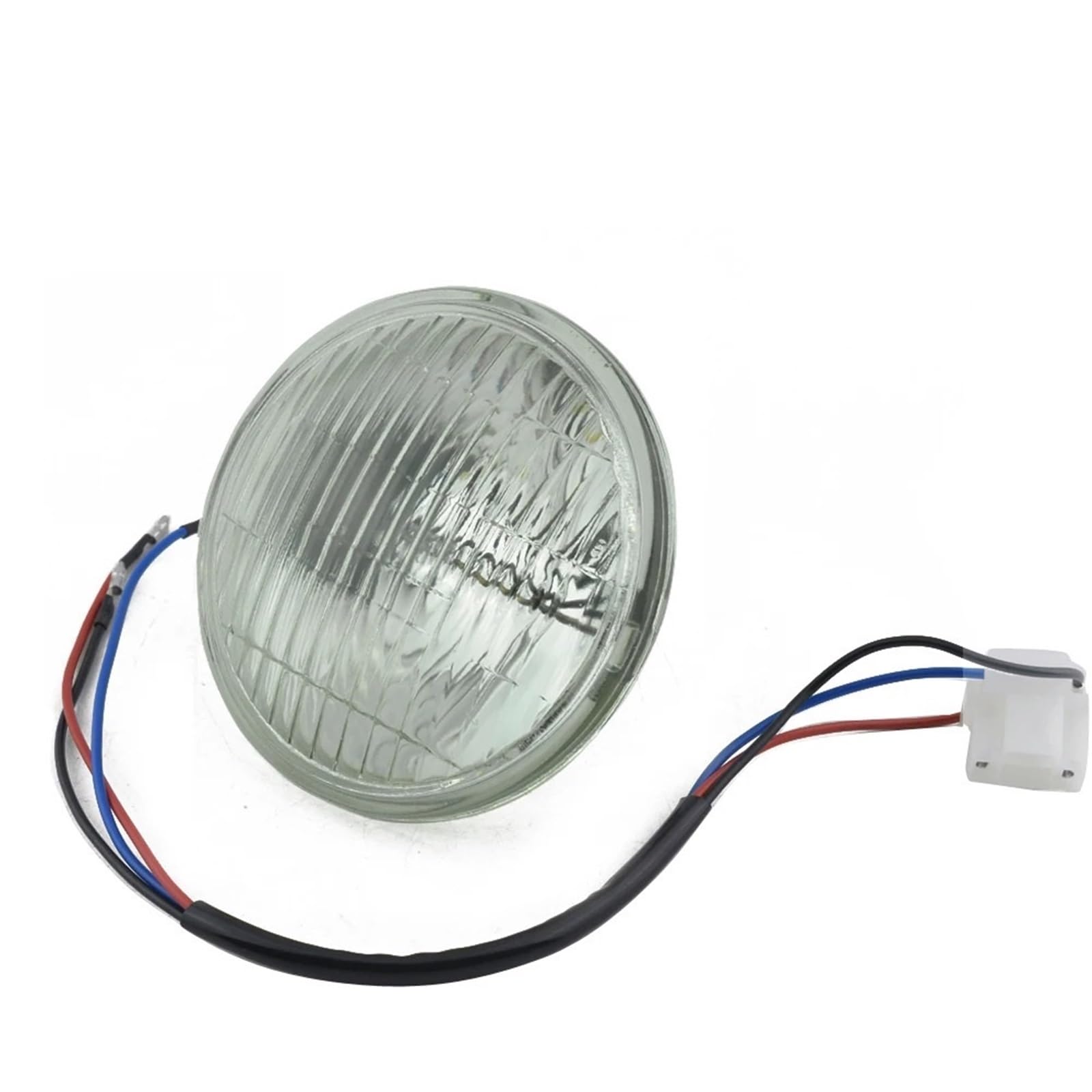 Reflektory motocyklowe Pasuje do Harley Dyna Sportster 4.5 "5.75" 7 "okrągły halogenowy uszczelniony reflektor żarówka reflektora 12V Hi martwa wiązka Motocykl Head Light(4.5 inch Clear)