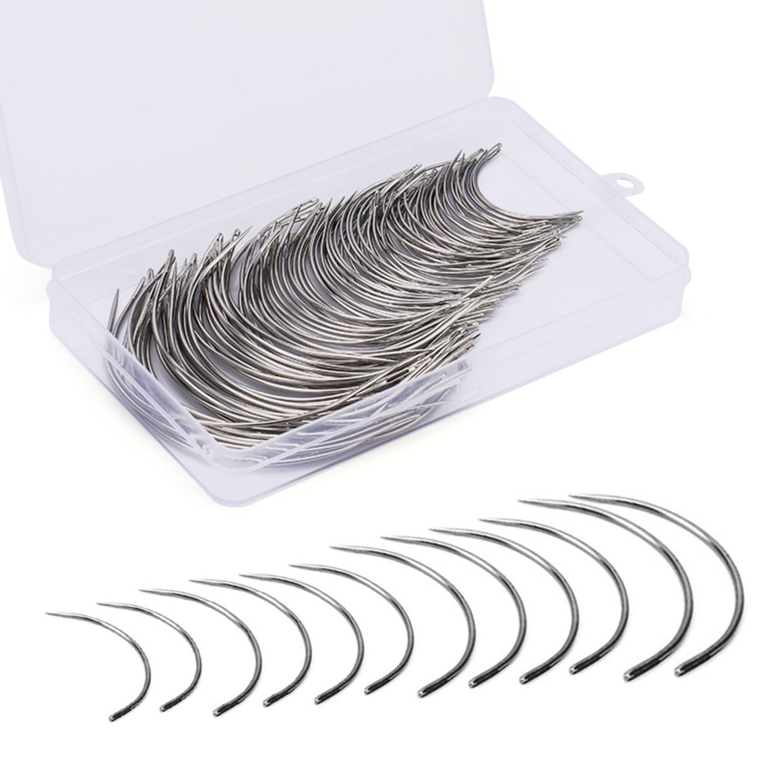 Sewing Needle Curved Needle Wigs Upholstery for Sewing Canvas Repair Knitting Craft Project Upholstery Curved Leather for Canvas Repair
