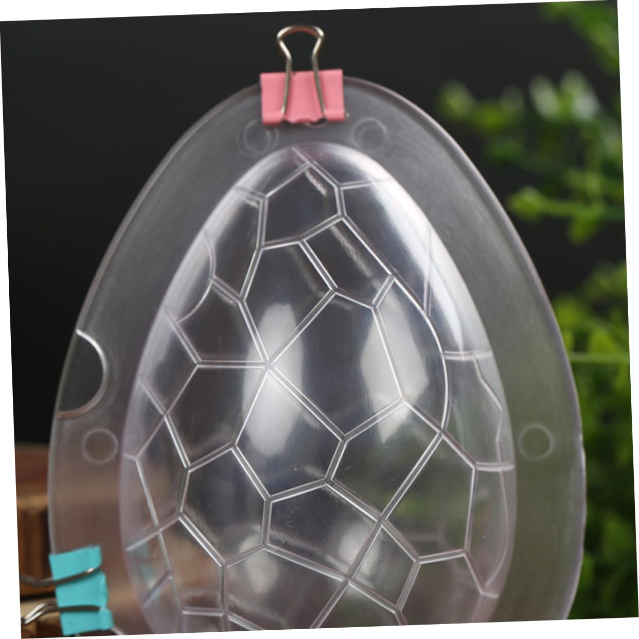 TOPBATHY 3piezas Molde De Chocolate De Huevo De Con Herramienta De Decoración Para Pasteles y Repostería Para Hacer Huevos De Pascua y Chocolates Artesanales