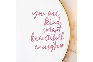 2x Mirror Self Affirmations Vinyl Decals: Enhance Your Space with Inspirational Reminders