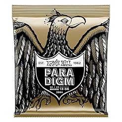 Ernie Ball Paradigm Cordes moyennes Bronze 80/20, pour guitare acoustique, calibre 13-56 - Les Beatles, Paul McCartney, John Lennon, RIngo Starr, George Harrison Ernie Ball Paradigm Cordes moyennes Bronze 80/20, pour guitare acoustique, calibre 13-56 – Image 3