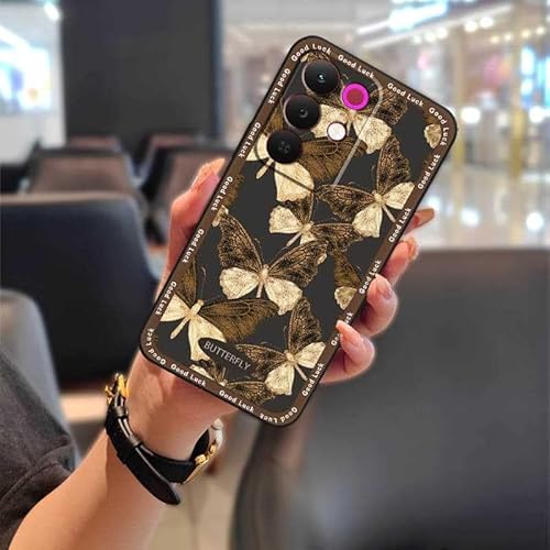 Phone Case Compatible with Realme15X 5G Global, Dirt-resistant TPU Durable Back Cover Phone Pouch Anti-knock Cartoon oil paintin