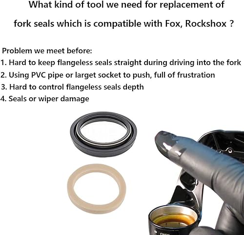 Miniatura 2 de Herramienta de instalación de sello de polvo, herramienta de instalación de limpiaparabrisas, guía de herramientas de instalación compatible con Fox