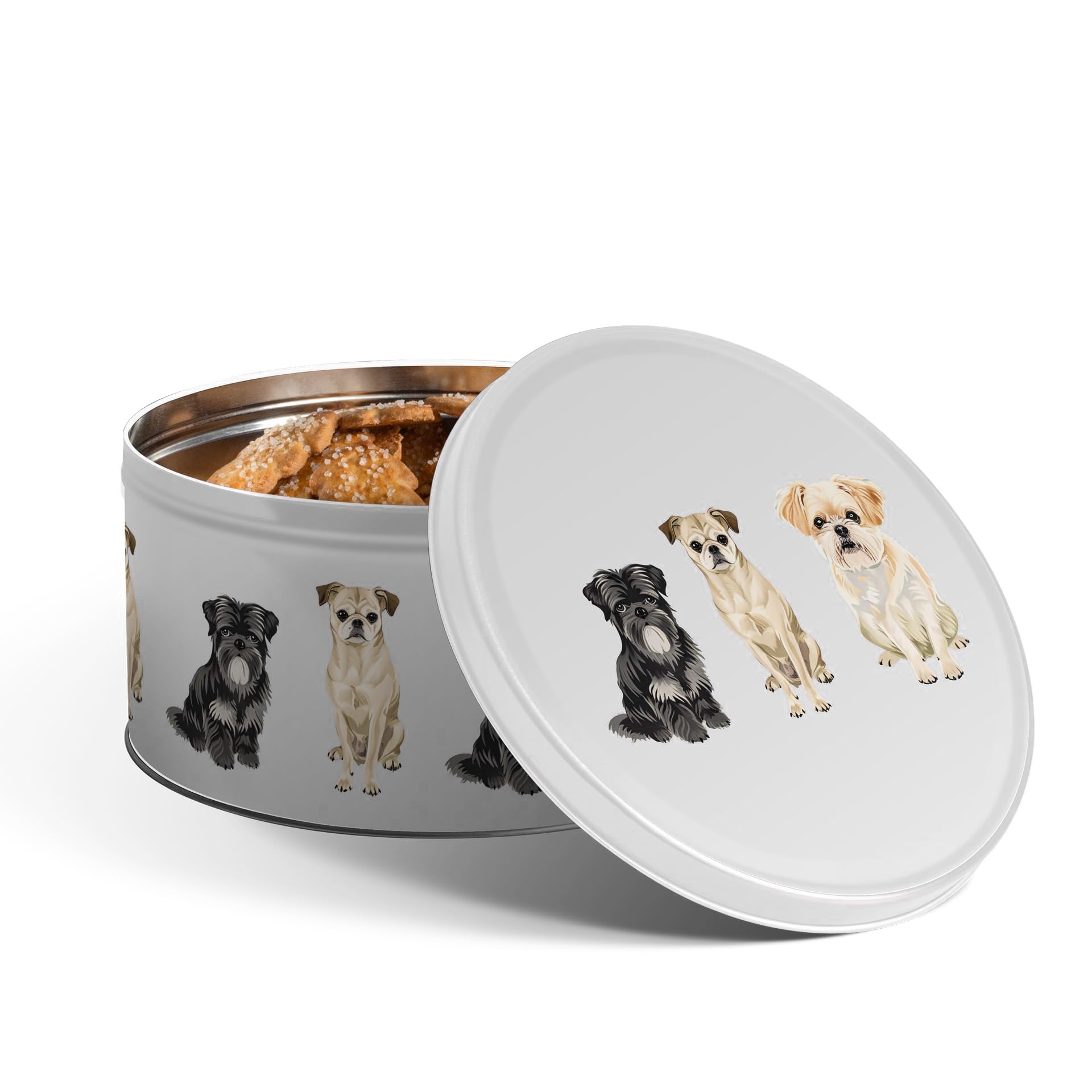 Sterling Sports Juego de 3 latas redondas para almacenamiento de tartas, recipientes herméticos para pasteles, galletas y dulces en tamaños grande, mediano y pequeño, regalo ideal para el día de la