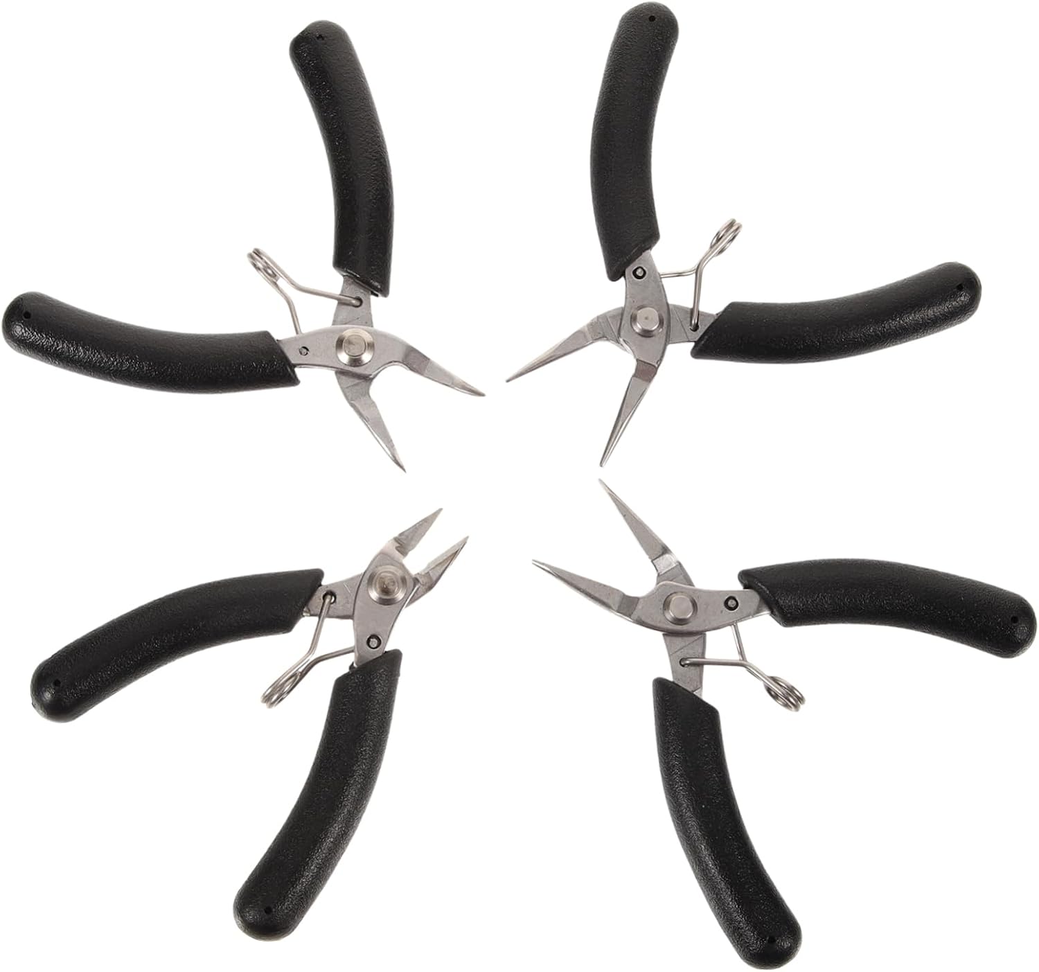 4 Pcs Alloy Jewelry Plier Set for DIY Craft Loop Making