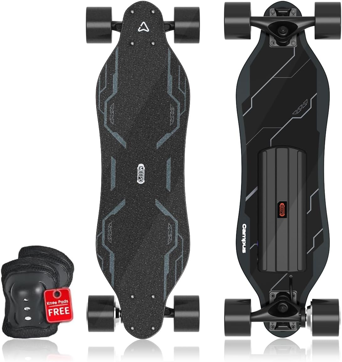 Campus V3 Series/Envy Electric Skateboard with Remote, Top Speed Up to 29 Mph, 4 Speed Smooth Braking, Easy Carry Handle Design, Suitable for Adults & Teens