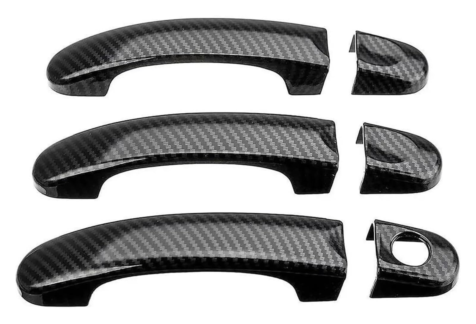 QWQTHGS Car Exterior Door Handle Cap for VW for Transporter T5 T6 for Caddy 2003-15 Door Handle Cover Set Car Exterior
