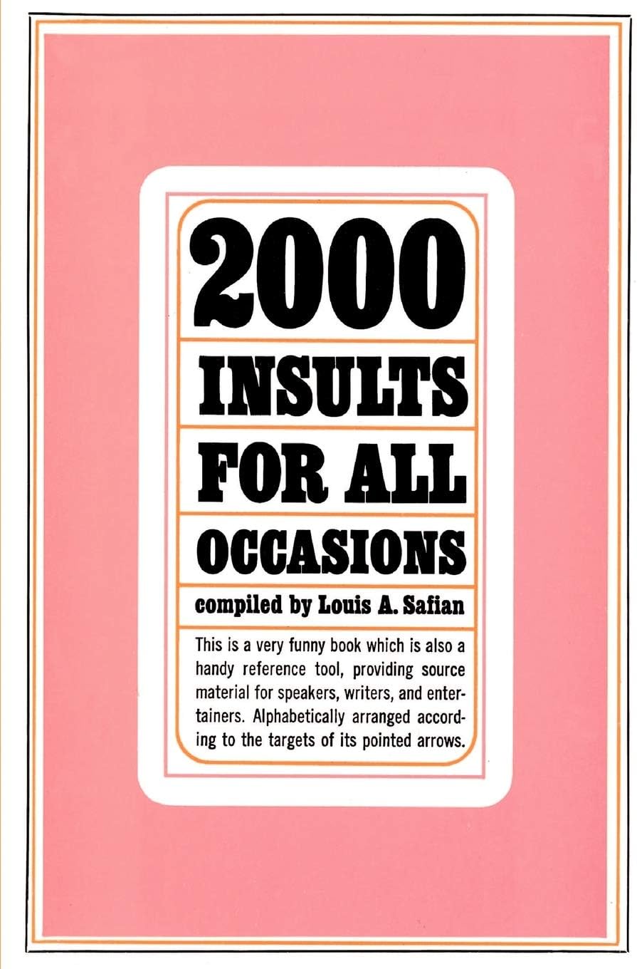 Two Thousand Insults for All Occasions