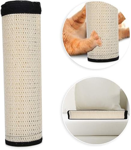 Miniatura 6 de Tabla de arañazos para patas de mesa, alfombrilla rascador de sofá, protección contra arañazos de sisal, protección de muebles para mascotas para